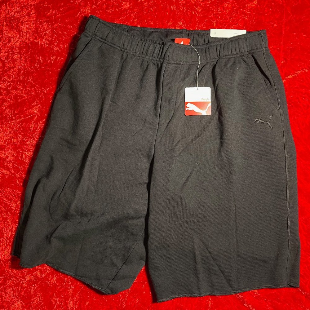 Puma Black Sweat Short XL